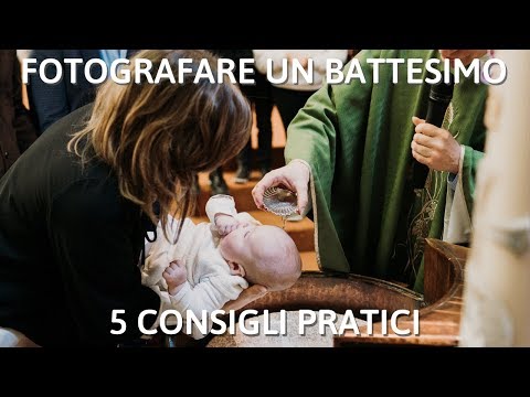 Come impostare la fotocamera per un battesimo